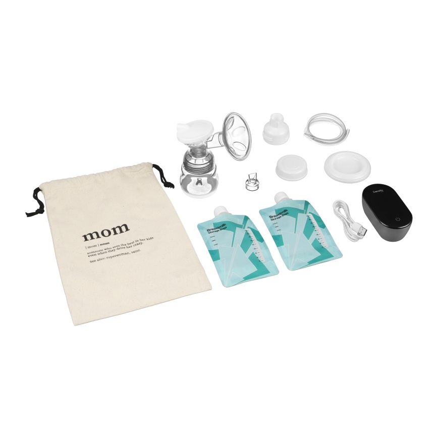 Lionelo - Elektrická dobíjateľná odsávačka materského mlieka FIDI GO 5V 1200 mAh 150ml