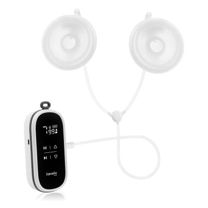 Lionelo - Elektrická nabíjateľná duálna odsávačka materského mlieka TWEE FREE 5V 1500 mAh 150 ml