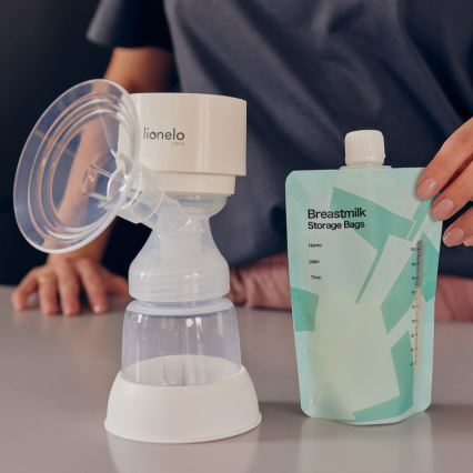 Lionelo - Elektrická dobíjateľná odsávačka materského mlieka FIDI ONE 5V 1000 mAh 180 ml