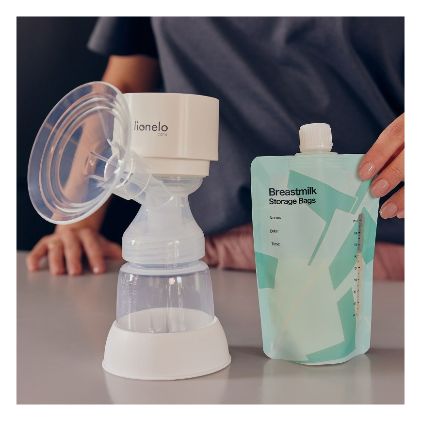 Lionelo - Elektrická dobíjateľná odsávačka materského mlieka FIDI ONE 5V 1000 mAh 180 ml
