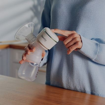 Lionelo - Elektrická dobíjateľná odsávačka materského mlieka FIDI PLUS 5V 1200 mAh 180 ml