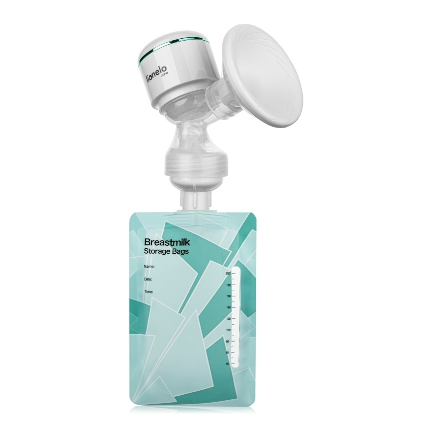 Lionelo - Elektrická dobíjateľná odsávačka materského mlieka FIDI PLUS 5V 1200 mAh 180 ml