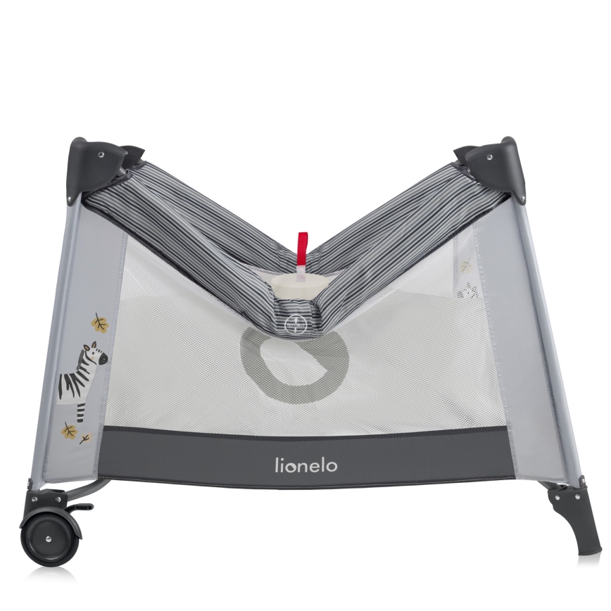 Lionelo - Hracia ohrádka BONNIE Grey Stone