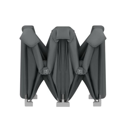 Lionelo - Hracia ohrádka FLORENCE Šedá (grafit)