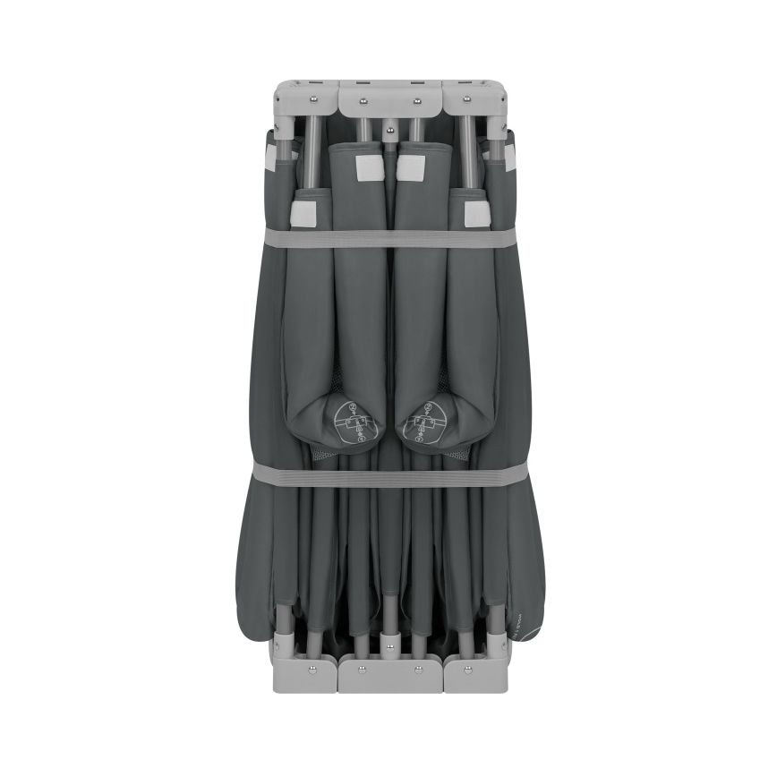 Lionelo - Hracia ohrádka FLORENCE Šedá (grafit)