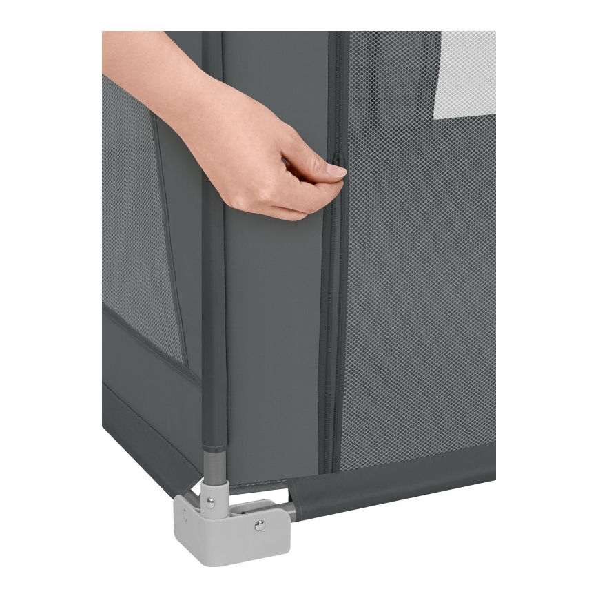 Lionelo - Hracia ohrádka FLORENCE Šedá grafitová