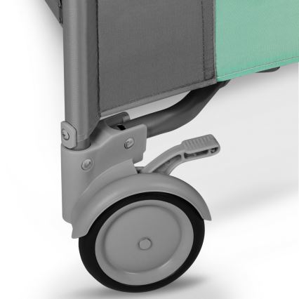 Lionelo - Hracia ohrádka MILLE sivá/zelená