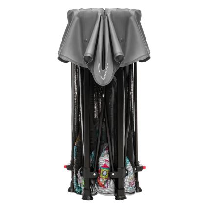 Lionelo - Hracia ohrádka ROEL PLUS Šedá viacfarebná