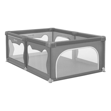 Lionelo - Hracia ohrádka WILLOW sivá