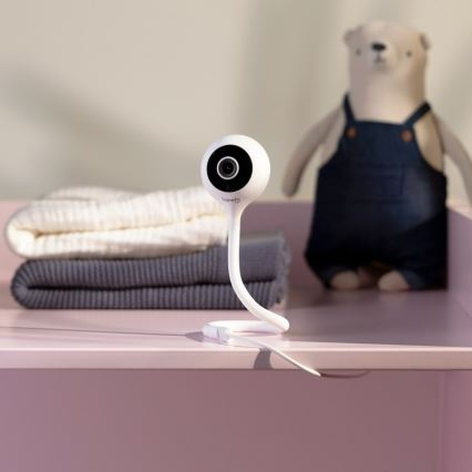 Lionelo - Inteligentná detská chôvička BABYLINE SMART Wi-Fi Biela