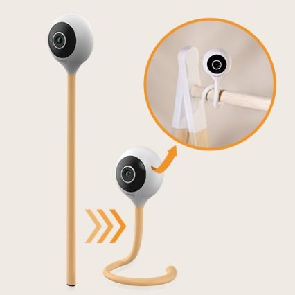 Lionelo - Inteligentná detská chôvička BABYLINE SMART Wi-Fi Biela