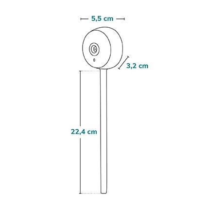 Lionelo - Inteligentná detská chôvička BABYLINE SMART Wi‑Fi Čierna