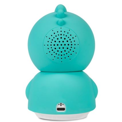 Lionelo - Inteligentná detská chôvička BABYLINE VIEW Wi-Fi 5V biela