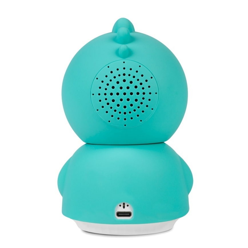 Lionelo - Inteligentná detská chôvička BABYLINE VIEW Wi-Fi 5V biela