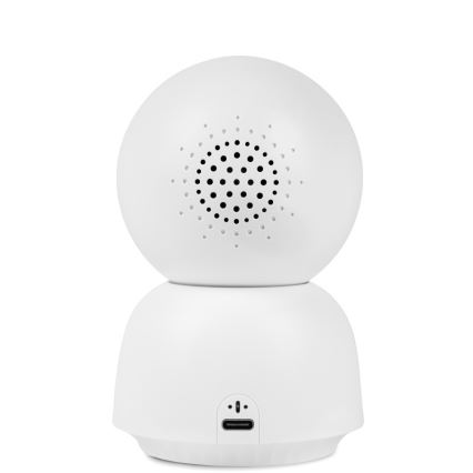 Lionelo - Inteligentná detská chôvička BABYLINE VIEW Wi-Fi 5V biela