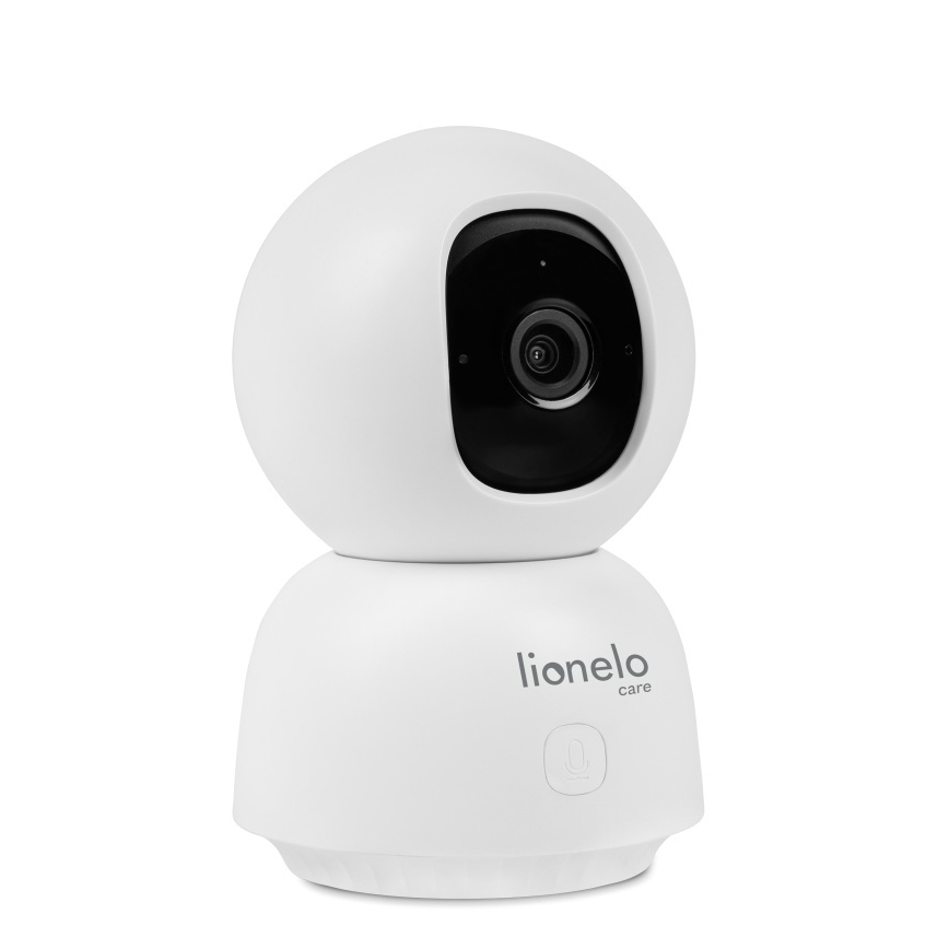 Lionelo - Inteligentná detská videochôvička BABYLINE VIEW Wi-Fi 5V Biela