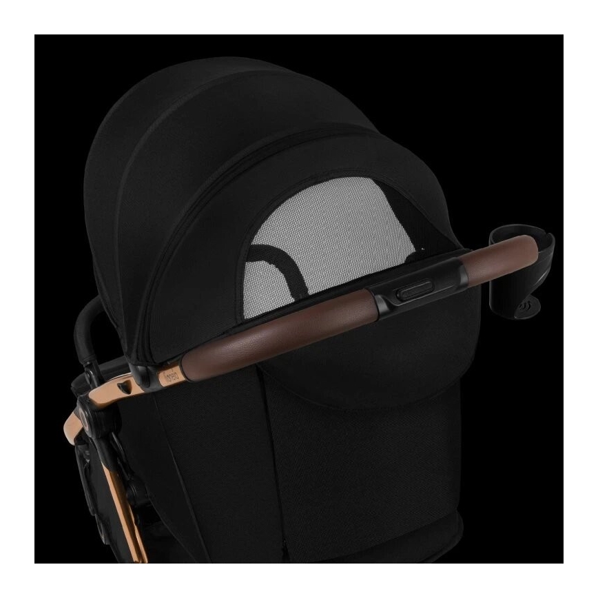 Lionelo - Kočík INGRID čierny