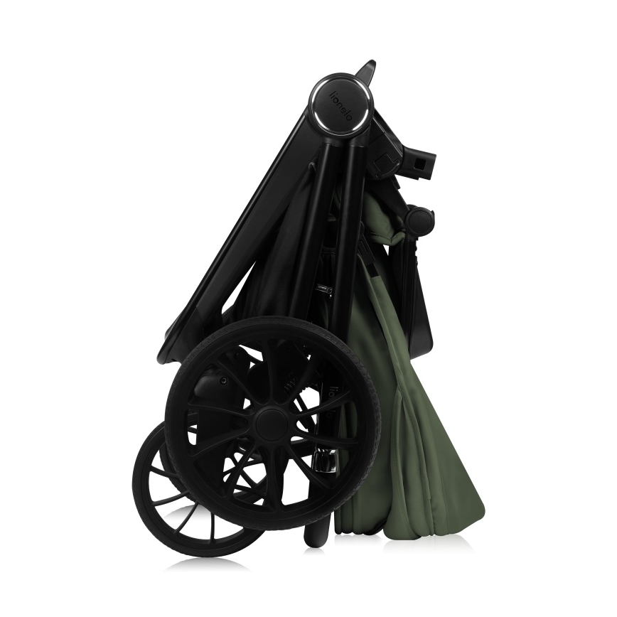 Lionelo - Kombinovaný kočík 2 v 1 MIKA PLUS olivovo zelená