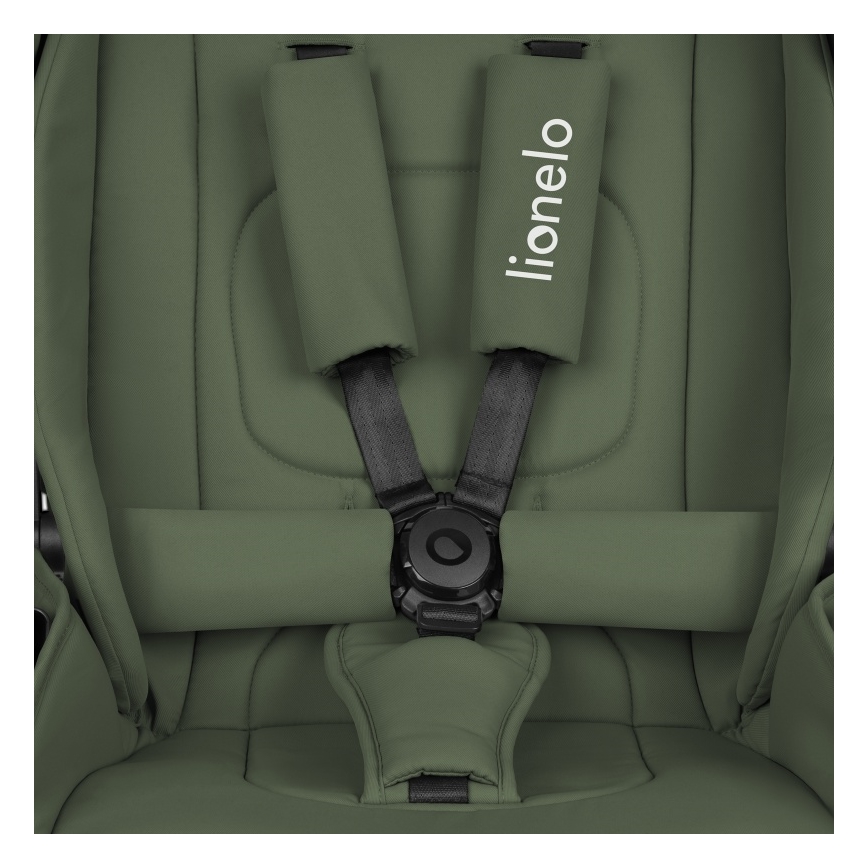 Lionelo - Kombinovaný kočík 2 v 1 MIKA PLUS olivovo zelená