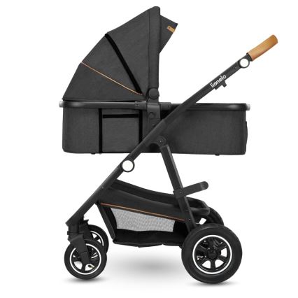 Lionelo - Kombinovaný kočík 2v1 AMBER Grey Graphite