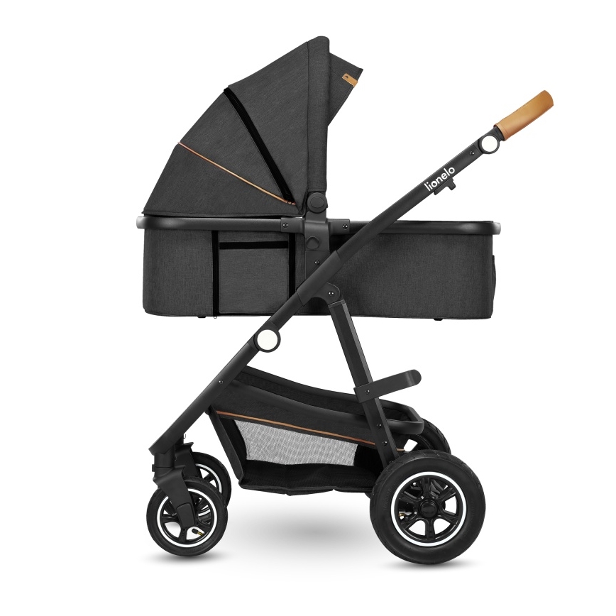 Lionelo - Kombinovaný kočík 2v1 AMBER Grey Graphite