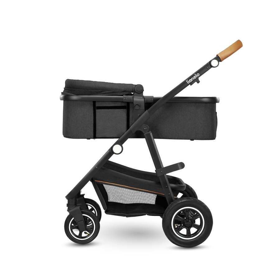 Lionelo - Kombinovaný kočík 2v1 AMBER Grey Graphite