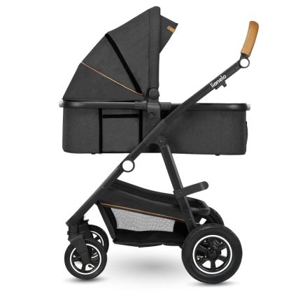 Lionelo - Kombinovaný kočík 2v1 AMBER Grey Graphite