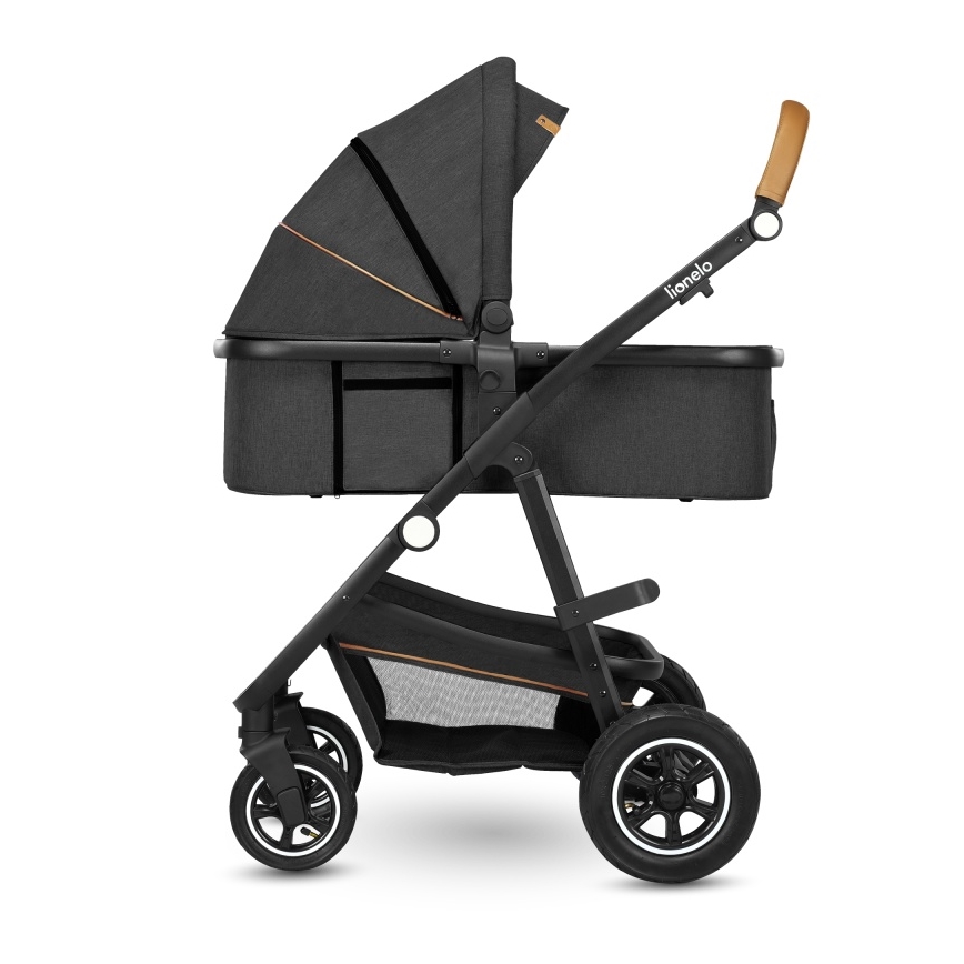 Lionelo - Kombinovaný kočík 2v1 AMBER Grey Graphite