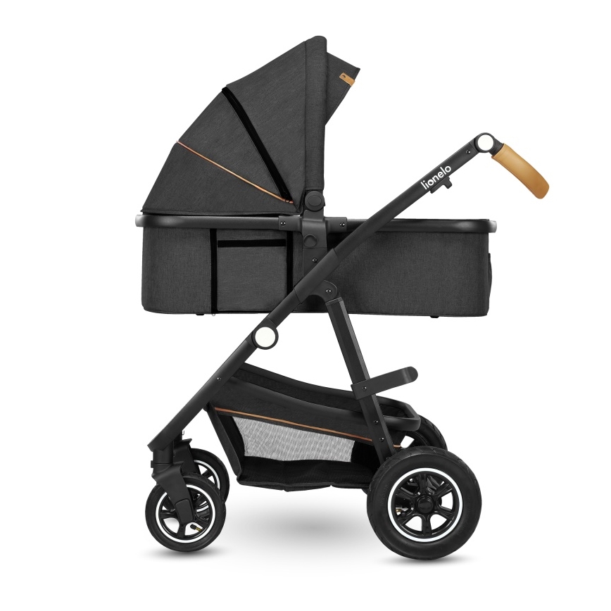 Lionelo - Kombinovaný kočík 2v1 AMBER Grey Graphite