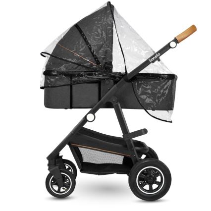 Lionelo - Kombinovaný kočík 2v1 AMBER Grey Graphite