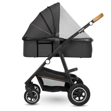 Lionelo - Kombinovaný kočík 2v1 AMBER Grey Graphite