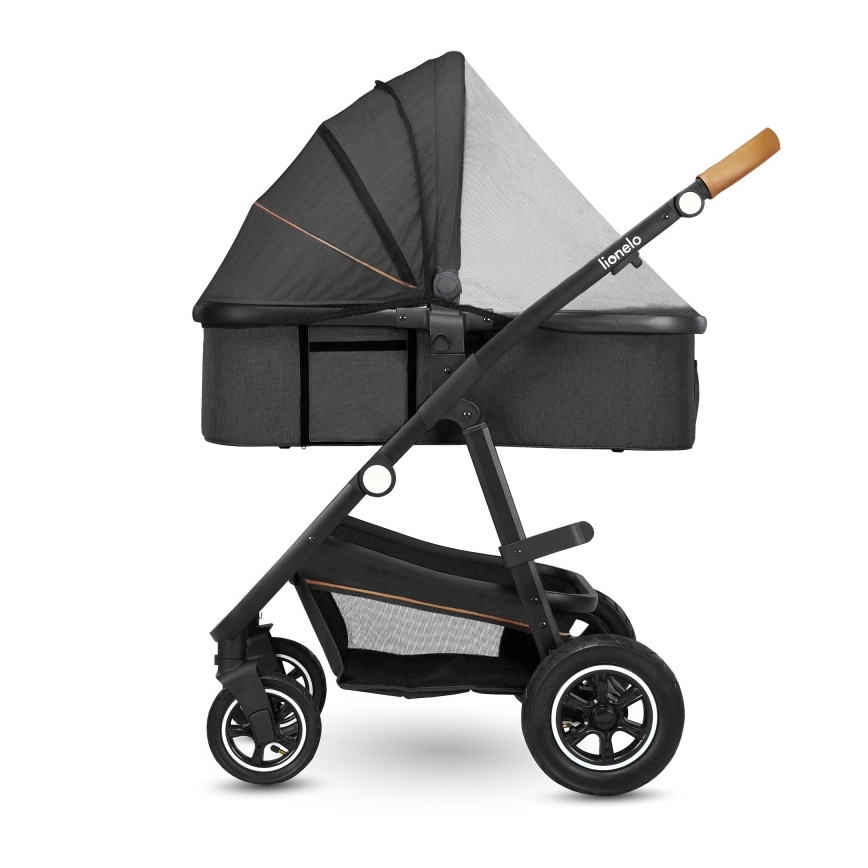 Lionelo - Kombinovaný kočík 2v1 AMBER Grey Graphite