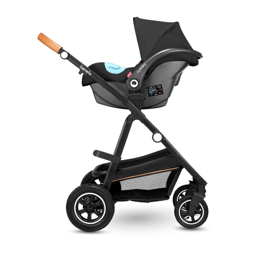 Lionelo - Kombinovaný kočík 2v1 AMBER Grey Graphite