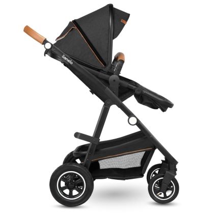 Lionelo - Kombinovaný kočík 2v1 AMBER Grey Graphite