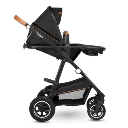 Lionelo - Kombinovaný kočík 2v1 AMBER Grey Graphite