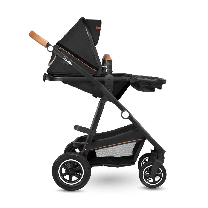 Lionelo - Kombinovaný kočík 2v1 AMBER Grey Graphite