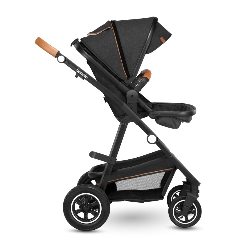 Lionelo - Kombinovaný kočík 2v1 AMBER Grey Graphite