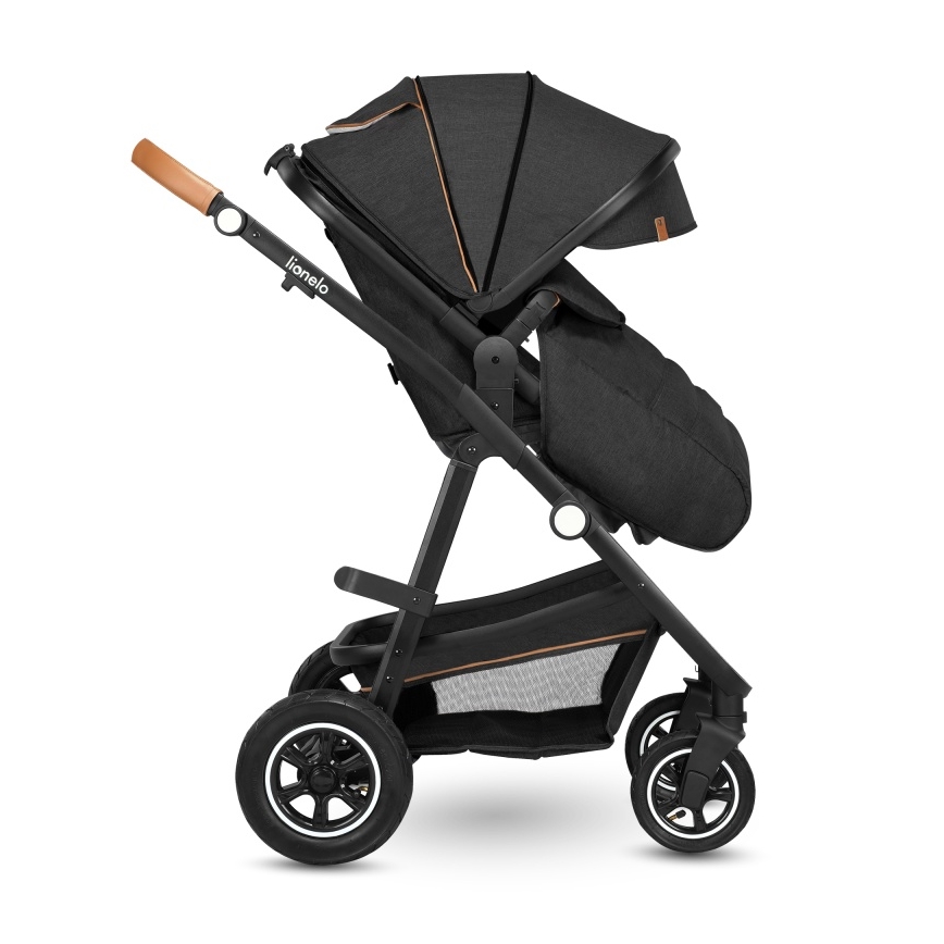 Lionelo - Kombinovaný kočík 2v1 AMBER Grey Graphite