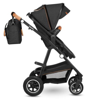 Lionelo - Kombinovaný kočík 2v1 AMBER Grey Graphite