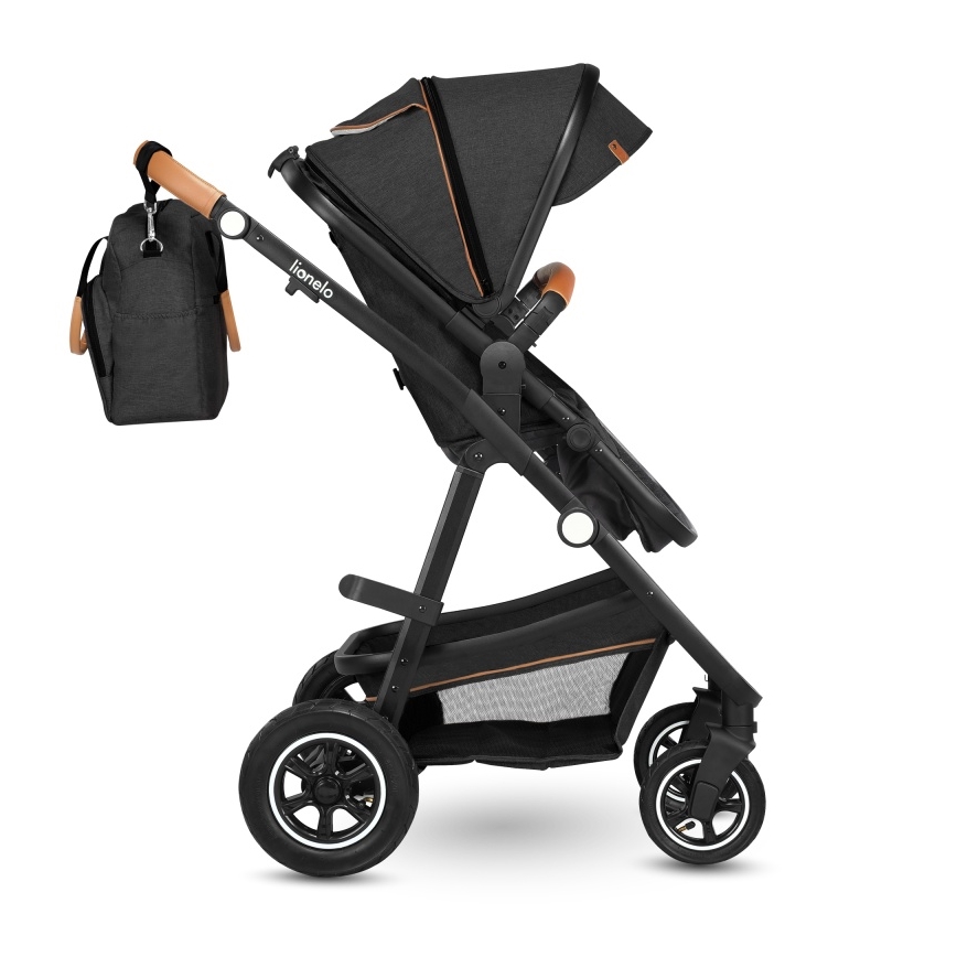 Lionelo - Kombinovaný kočík 2v1 AMBER Grey Graphite