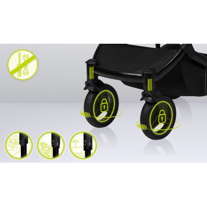 Lionelo - Kombinovaný kočík 2v1 MARI TOUR Sivý kameň