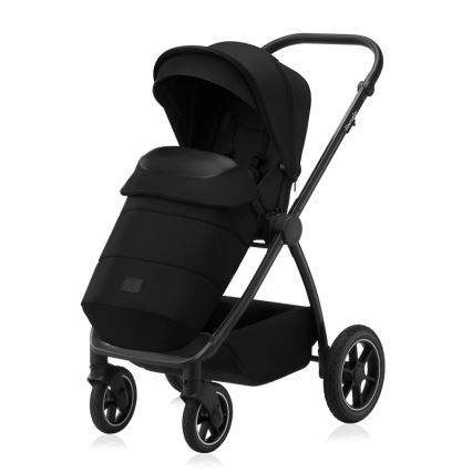 Lionelo - Kombinovaný kočík 2v1 MERIL Black Onyx