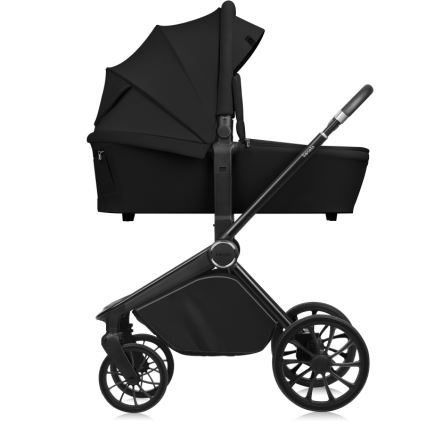 Lionelo - Kombinovaný kočík 2v1 MIKA PLUS Black Onyx