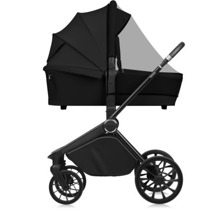 Lionelo - Kombinovaný kočík 2v1 MIKA PLUS Black Onyx