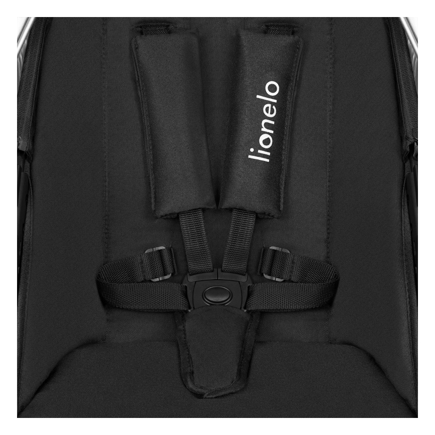Lionelo - Kombinovaný kočík 3 v 1 AMBER Black Silver