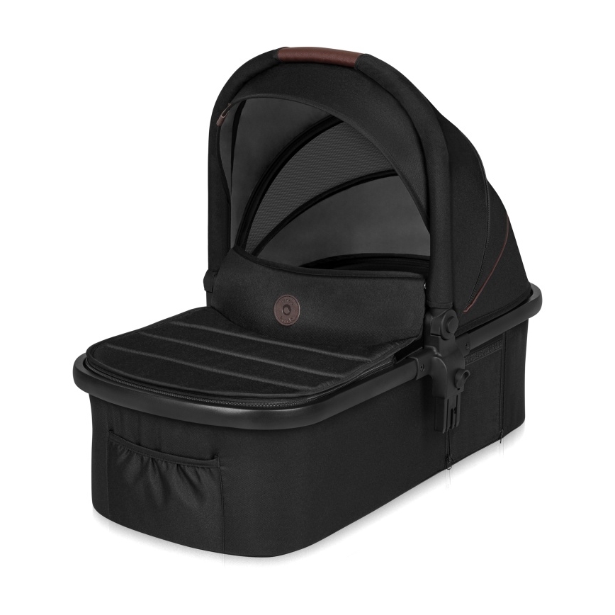 Lionelo - Kombinovaný kočík 3 v 1 AMBER Black Silver