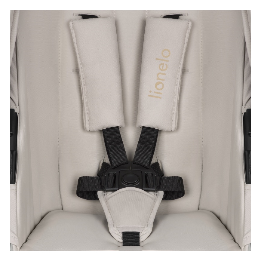 Lionelo - Kombinovaný kočík 3 v 1 AMBER PLUS béžovo-piesočný