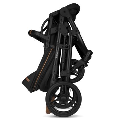 Lionelo - Kombinovaný kočík 3 v 1 MARI TOUR Black Onyx