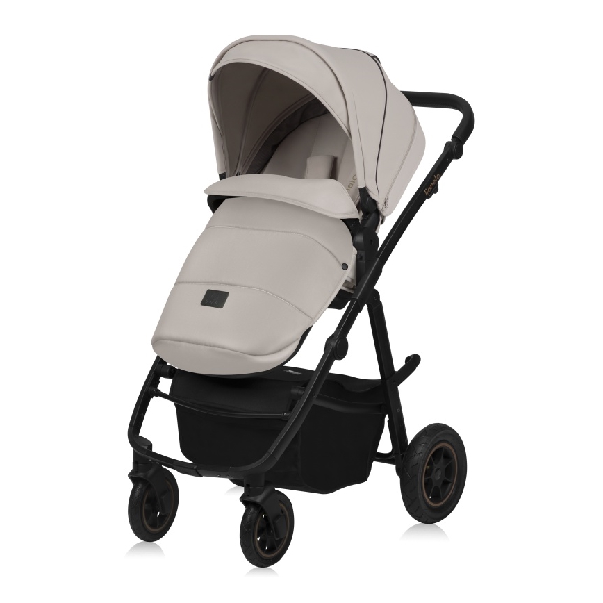 Lionelo - Kombinovaný kočík 3v1 AMBER PLUS Beige Sand