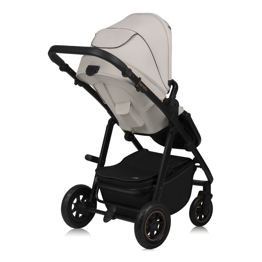 Lionelo - Kombinovaný kočík 3v1 AMBER PLUS Beige Sand